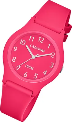 Produktbild von Calypso Jugend Analog Uhr K5798/2 Casual Kunststoff Armbanduhr pink UK5798/2