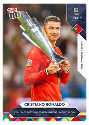 Produktbild von CRISTIANO RONALDO 2025 Nations League FINAL UEFA Topps NOW Football Cards