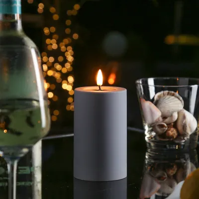 Produktbild von Deluxe Homeart LED Kerze Outdoor Grau