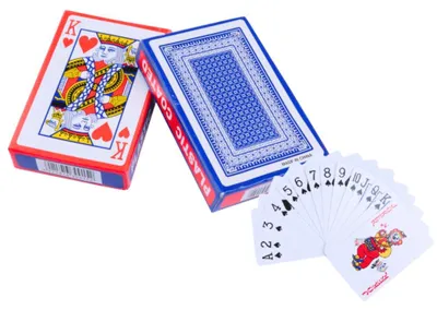 Obrázok produktu pre Klasické potiahnuté hracie karty, 54 ks