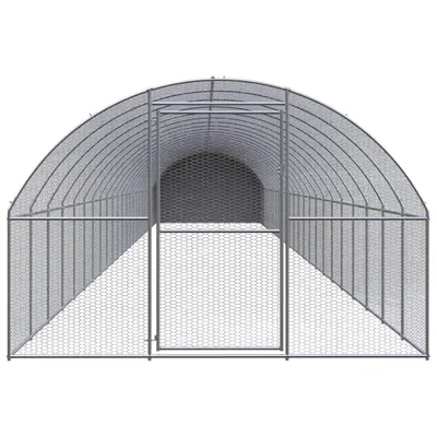Immagine prodotto di Pollaio per Esterni 3x24x2 m in Acciaio Zincato