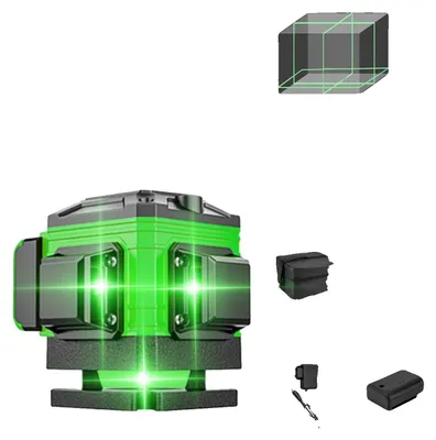 Productafbeelding van Laserwaterpas, 8 lijnen, automatische nivelleerfunctie, 12 lijnen + opbergtas