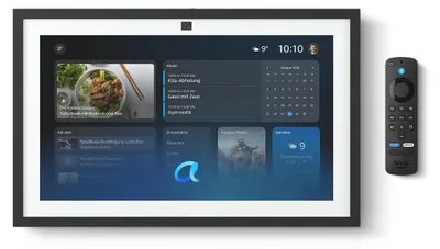 Obrázok produktu pre Amazon Echo Show 15, Amazon Alexa, Obdĺžnik, Čierna, Android, iOS, 39,6 cm (15.6"), 1920 x 1080 px