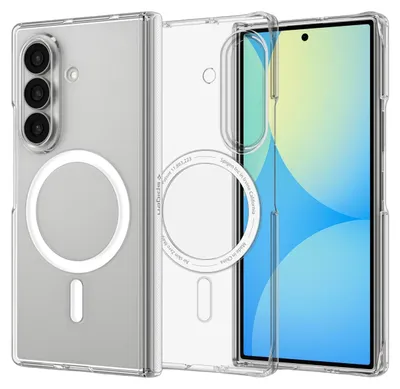 Immagine prodotto di Custodia posteriore Spigen AirSkin compatibile con MagSafe per Samsung Galaxy Z Fold 8 Ultra - Trasparente / Bianco
