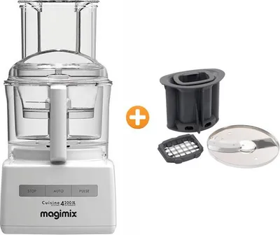 Immagine prodotto di Magimix Compact 4200 XL robot da cucina bianco + set di cubetti