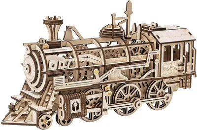Produktbild von Holz 3D Puzzle Lokomotive Modellbau