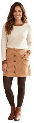 Image de Pull Monica pour femme Deeluxe, beige, avec fils métalliques, taille XL