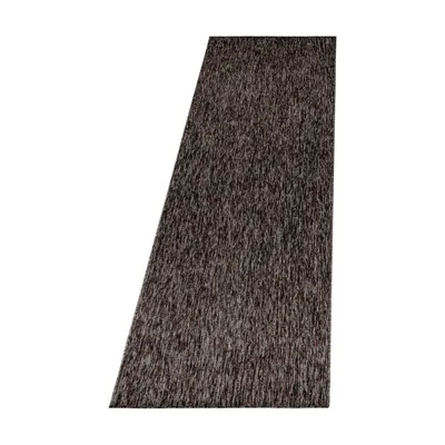 Produktbild von Teppich Läufer Wohnzimmer Braun 80x250 Unicolor - Einfarbig aus Polypropylen