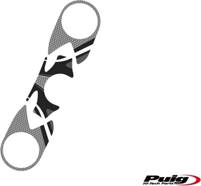 Produktbild von PUIG 6951U Radikal Yoke Protector  passend fuer KAWASAKI ZX-6R NINJA Grau