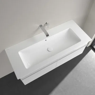 Immagine prodotto di Villeroy & Boch Venticello lavabo armoire, sans trous pour robinetterie, avec trop-plein, 1200x500mm, 4104CJ01, 4104CJ01
