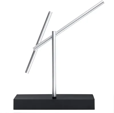 Produktbild von Swinging Sticks Kinetische Skulptur, kinetische Energie-Skulptur & Desktop-Spielzeug, Metall schwingende Stäbchen, leises Anti-Schwerkraft-Pendel