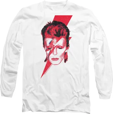 Immagine prodotto di David Bowie - Maglietta "Aladdin Sane" per uomo/donna Unisex TV9353 (L) (Bianco)