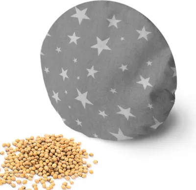Produktbild von Amilian Kirschkernkissen 16 cm – Wärmekissen Mikrowelle & Kältekissen für Nacken, Bauch & Rücken