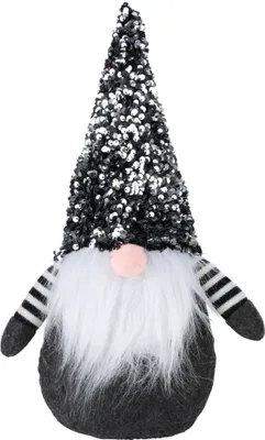 Obrázok produktu pre Arti Casa Vianočný škriatok Gonk Christmas - Figúrka škriatka veľká 18x36 cm - Figúrky škriatkov - Vianočný škriatok - Vianočná dekorácia Santa Gonk - Čierna