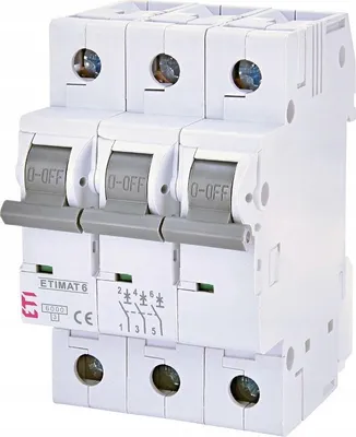 Zdjęcie produktu dla ETI Polam | Automat zabezpieczający B 50A 3-polowy - 6kA - Ochrona przed przeciążeniem - Niezawodna bezpieczeństwo