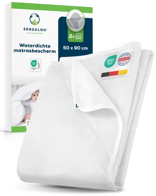 Zdjęcie produktu dla Wodoodporne ochraniacze na materace 50x90 cm (2 sztuki) dla niemowląt