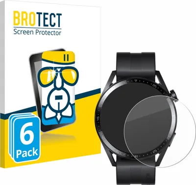 Produktbild von 6x BROTECT Schutzglas für Huawei Watch GT 3 (46 mm) Schutzfolie Panzer Folie Glas Display Schutz klar