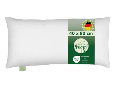 Productafbeelding van Eco microvezel kussens | 40 x 80 cm | DREAMSTAR Eco | Geschikt voor mensen met allergieën