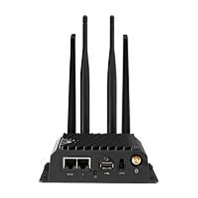 Produktbild von CradlePoint Wi-Fi 6 IEEE 802.11ax 2 SIM Ethernet, Mobilfunk Modem/Wireless Router - 4G - LTE 2100, LTE 1800, LTE 2600, LTE 900, LTE 800, LTE 700, LTE 1500, LTE 2300, LTE 2500, LTE 3500, LTE 3700 - LTE, WCDMA, UMTS, HSPA+, DC-HSPA+ - Dualband - 2,40 GHz ISM-Band - 5 GHz UNII-Band - 221,75 MB/s Drahtlosgeschwindigkeit - 1 x Netzwerk-Anschluss - 1 x Breitband-Anschluss - USB - Gigabit-Ethernet - VPN unterstützt - Auf DIN-Schiene montierbar