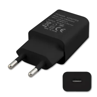 Obrázok produktu pre Napájací adaptér MasterLED USB 5 V, 2 A, sieťový adaptér s 1x USB A, čierny