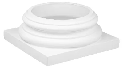 Produktbild von Säulen und Halbsäulen rund kanneliert Stuck Auswahl 203mm N3220