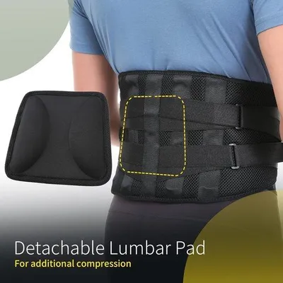 Produktbild von Famanu Rückenstütze für Damen & Herren - Ergonomische Unterstützung für Arbeit & Sport