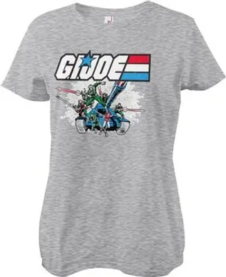 Produktbild von G.I. Joe Tank Action Girly Tee - X-Large - HeatherGrey