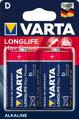 Produktbild von VARTA Alkaline Batterie "LONGLIFE Max Power" Mono (D/LR20)