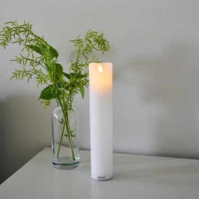 Produktbild von Sirius LED Kerze Sara 5 x 25 cm wiederaufladbar weiß