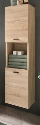 Produktbild von Badezimmer Midischrank "Lowell" Sonoma Eiche Badschrank hängend/stehend