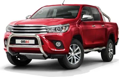 Image de Pare-Buffle Avant Pour Toyota Hilux 2015-2017 Acier Inoxy Argent