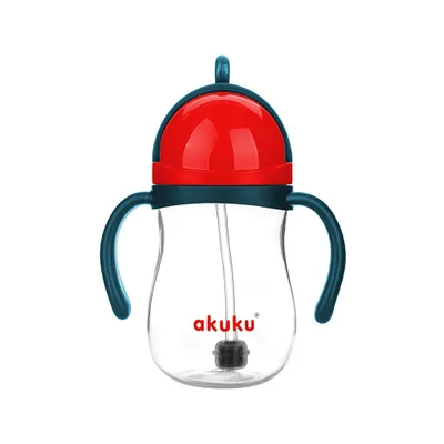 Produktbild von Akuku Trinklernbecher Kinderbecher Becher Lernbecher Babybecher blau/rot Akuku