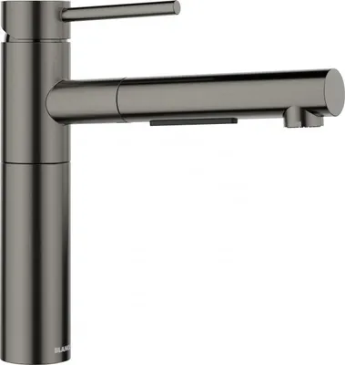 Produktbild von BLANCO ALTA-S II Küchenarmatur Wasserhahn Hochdruck satin dark steel Schlauchbrause