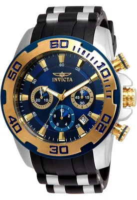 Immagine prodotto di Invicta Pro Diver - SCUBA 22339 Orologio da Uomo - Movimento al Quarzo - Acciaio Inossidabile con Quadrante Blu - 50 mm