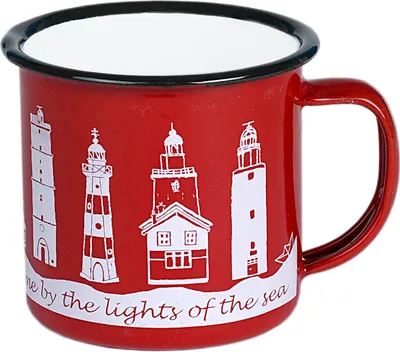Immagine prodotto di Mini tazza smaltata rossa (6X6CM) Fari - Joyin