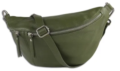 Produktbild von Toscanto grünfarbene Gürteltasche sehr groß 37x20x12cm OTT820BG