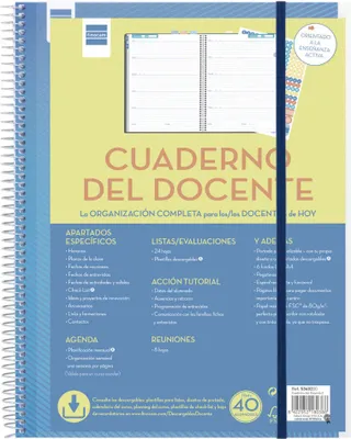 Produktbild von Tagesordnung Finocam Blau 23 x 31 cm Lehrkraft