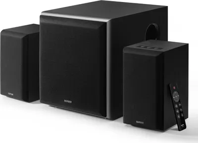 Produktbild von Edifier M601DB, Universal, Schwarz, IR, Verstärker, Eingebaut, D