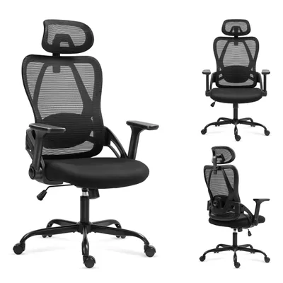 Produktbild von MARK ADLER Manager 2.9 Schwarz | Ergonomischer Bürostuhl | Verstellbare Lendenwirbelstütze und verstellbare Kopfstütze
