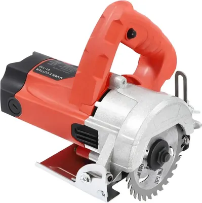 Produktbild von Mini-Kreissäge, verstellbarer Winkel, langlebiges Design, Rot/Schwarz