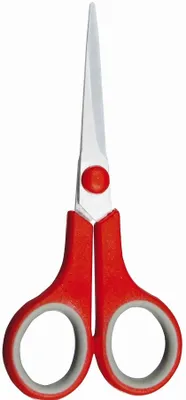 Produktbild von KLEIBER Bastelschere spitz Länge: 140 mm rot