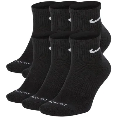 Zdjęcie produktu dla Nike skarpety wysokie czarne Everyday Cushioned 6pack SX6899-010 L