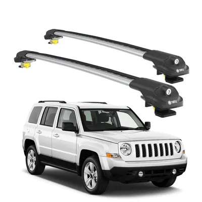 Obrázok produktu pre TURTLE STREŠNÝ NOSIČ AIR-1 JEEP PATRIOT ALL 2007 - 2017 Raised Rails , Silver