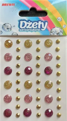 Zdjęcie produktu dla Dżetów samoprzylepnych 60 sztuk (artykuły szkolne i papiernicze, artykuły kreatywne)