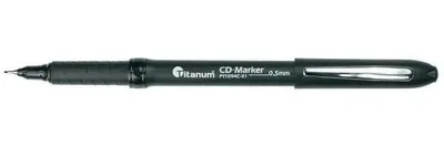 Produktbild von CD-Marker, schwarz (12 Stück) – Titanum