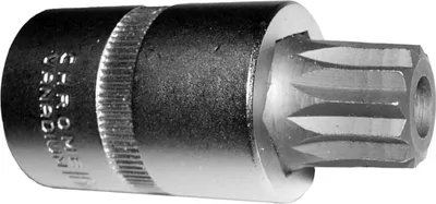 Produktbild von M16 XZN VIELZAHN Einsatz Nuss L 55 mm mit Bohrung f. Getriebe Ölablaßschrauben
