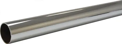 Produktbild von Schrankrohr (Garderobenstange) rund ø 25 mm Länge 1000 mm, Stahl verchromt