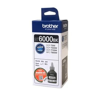 Produktbild von Brother BT6000BK, Schwarz, Tinte auf Pigmentbasis, 1 Stück(e), 6000 Seiten