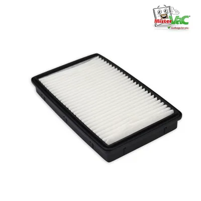 A vacuum cleaner filter is shown on a white background.