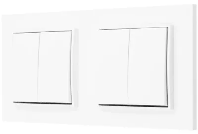 Obrázek produktu pro Karlik Poczwórný vypínač světla bílý podtynkový